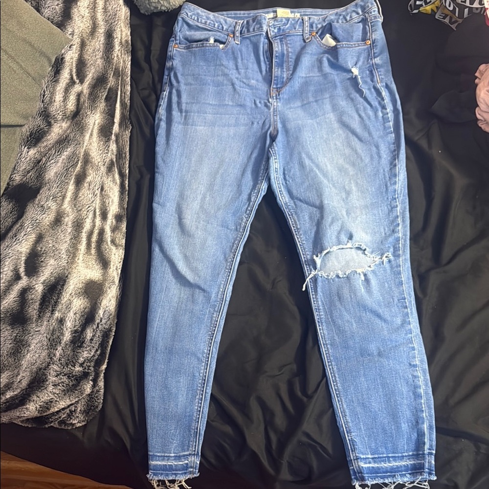 American Rag Light Blue Ripped Skinny Jeans